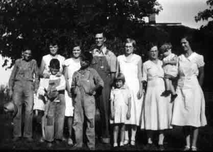 Jennie Crawford and her family