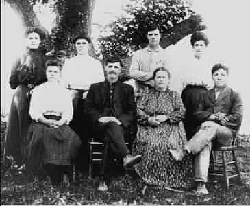 George Lewis Rice and family about 1905